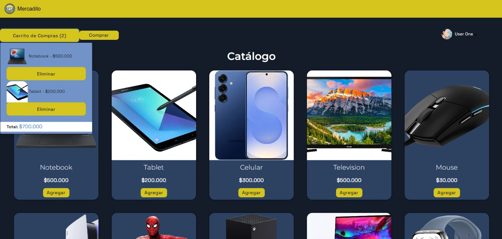 E-commerce (Arquitectura de Microservicios)